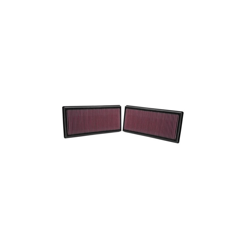K&N FILTRE À AIR KN 332446 33-2446 LAND ROVER RANGE ROVER SPORT 5.0 ESSENCE INJECTION 2010-2012 2 FILTRES NÉCESSAIRES*