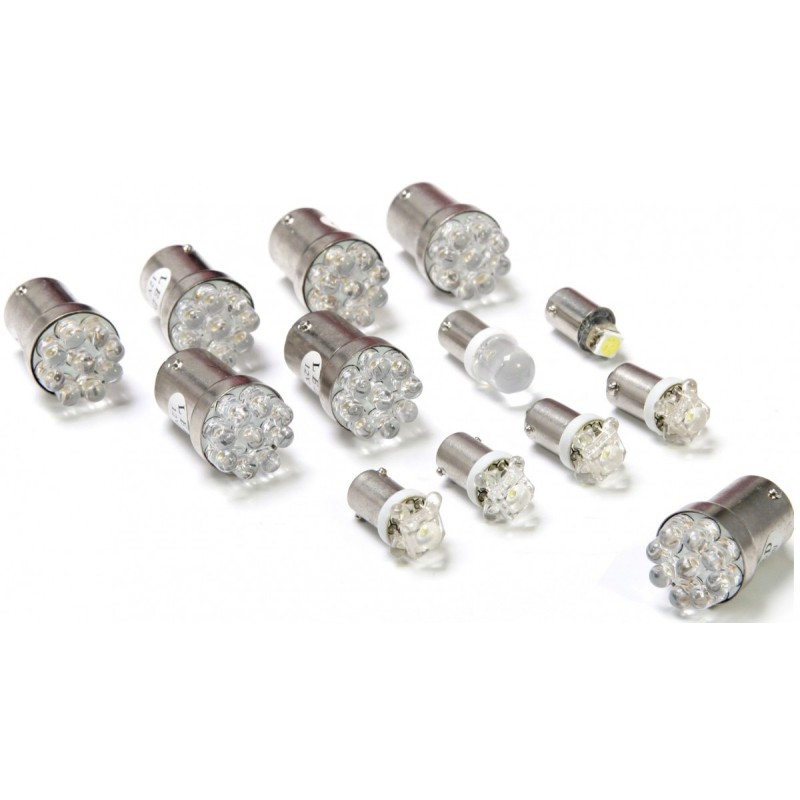 SD-6466-INT-WH FORD MUSTANG 1964-1966 KIT DE LAMPES AMPOULES LED INTERIEUR STANDARD Interior led light kit standard interior SCO