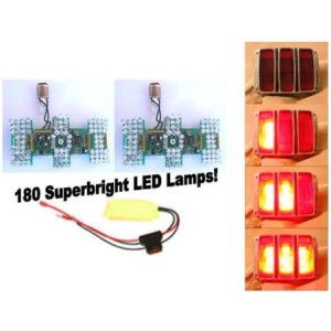 FORD MUSTANG 1964-1966 SYSTEME CONVERSION FEUX A LED SEQUENTIEL Led sequential tail light kit easy install SCOTT DRAKE SD-0005-U