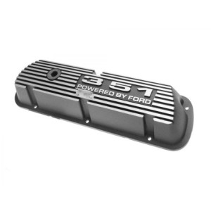 FORD MUSTANG 1964-1973 V8 351W PAIRE DE CACHE CULBUTEURS ALUMINIUM Aluminium valve covers pair SCOTT DRAKE 6A582-351