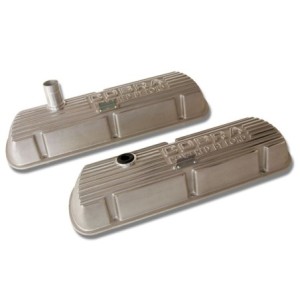FORD MUSTANG 1964-1973 V8 260 289 302 351W COBRA PAIRE DE CACHE CULBUTEURS ALUMINIUM Cobra open letter valve covers pair SCOTT D