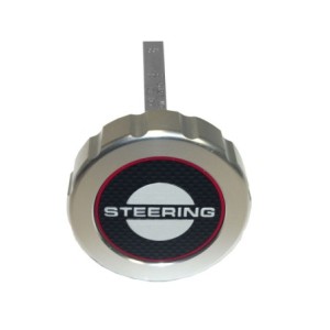 FORD MUSTANG 1965-1966 BOUCHON DE RESERVOIR DE LIQUIDE DE DIRECTION ASSISTEE ALUMINIUM AVEC JAUGE power steering cap billet with