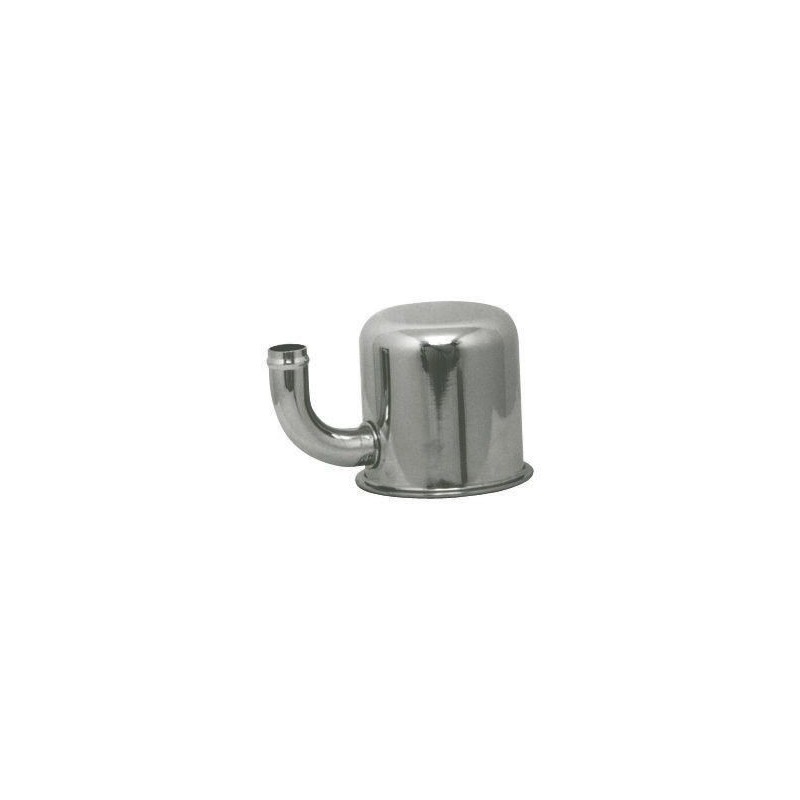 FORD MUSTANG 1964-1966 PUSH ON CAPSULE BOUCHON D HUILE AVEC TUBE COUDE POUR EMISSIONS CHROME oil cap push-on with elbow tube for