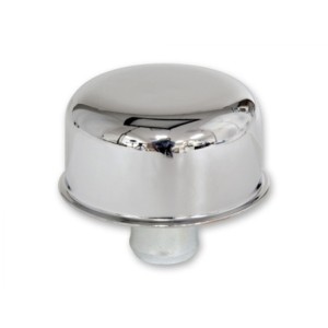 FORD MUSTANG 1967-1970 PUSH-ON BOUCHON HUILE CHROME SANS TUBE Aftermarket oil caps chrome push on no tube SCOTT DRAKE W84881B