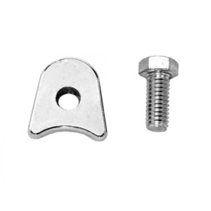 FORD MUSTANG 1964-1973 VIS ET SUPPORT DE BLOCAGE REGLAGE DISTRIBUTEUR Distributor Clamp Chrome SCOTT DRAKE C5ZZ-12270