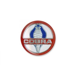 FORD MUSTANG 1965-1973 EMBLEME DE BOUTON DE KLAXON SHELBY COBRA OFFICIEL POUR VOLANT AVEC 6 OU 9 TROUS DIEMETRE 35 mm horn butto