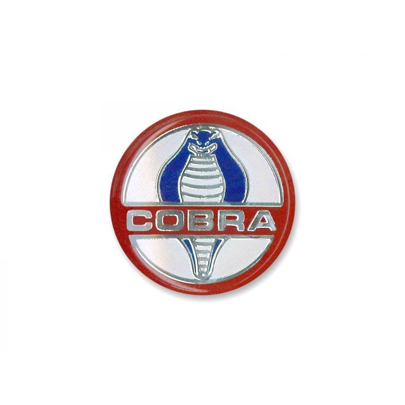 FORD MUSTANG 1965-1973 EMBLEME DE BOUTON DE KLAXON SHELBY COBRA OFFICIEL POUR VOLANT AVEC 6 OU 9 TROUS DIEMETRE 35 mm horn butto