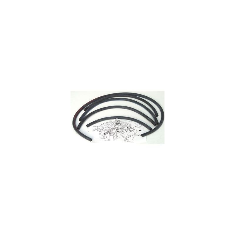 FORD MUSTANG 1968-1970 TUBES FLEXIBLES POUR VENTILATION AIR BOITE MANUELLE 390 428CJ vacuum line hose kits 390 428CJ with manual