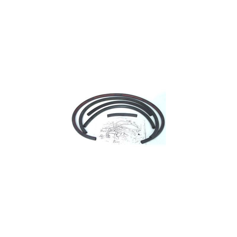 FORD MUSTANG 1968-1970 TUBES FLEXIBLES POUR VENTILATION AIR 302 351W DOUBLE OUVERTURE vacuum line hose kits 302 351W dual diaphr