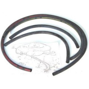 FORD MUSTANG 1968-1973 TUBES FLEXIBLES POUR VENTILATION AIR DITRIBUTEUR 302 351W SIMPLE vacuum line hose kits 302 351W single di