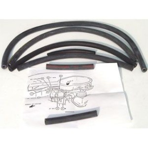 FORD MUSTANG 1971 COBRA JET TUBES FLEXIBLES POUR VENTILATION AIR BOITE AUTOMATIQUE 429CJ vacuum line hose kits 429CJ automatic t