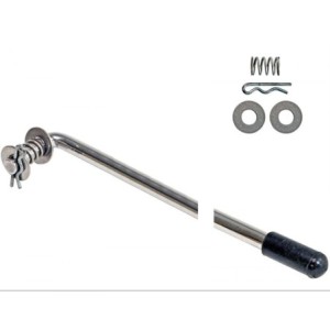 FORD MUSTANG 1964-1968 TIGE DE CAPOT EN INOX Stainless steel hood prop rod SCOTT DRAKE C5ZZ-16826-S
