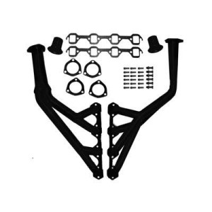 FORD MUSTANG 1964-1968 V8 COLLECTEUR D ECHAPPEMENT PERFORMANCE 260 289 302 Mustang Modified Tri-Y Headers Black painted SCOTT DR