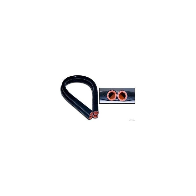 FORD MUSTANG 1964-1968 KIT DEUX TUYAUX TUBE DE CHAUFFAGE SILICONE NOIR Heater hose silicone black pr SCOTT DRAKE C5ZZ-18472-BLK