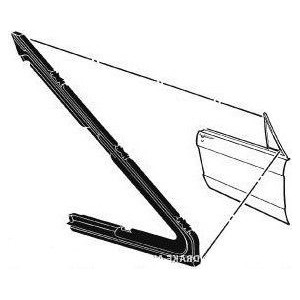 FORD MUSTANG 1964-1966 JOINT CUSTODE AVANT DROIT COTE PASSAGER Vent window seal right hand SCOTT DRAKE C5ZZ-6521448-B C5ZZ-65214