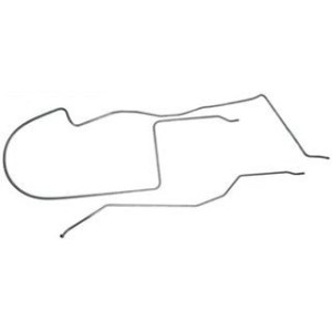 FORD MUSTANG 1968-1970 V8 (POUR AMORTISSEURS DECALLE INCLUS BOSS 302 429) CONDUITE RIGIDE INOX 3/8 9