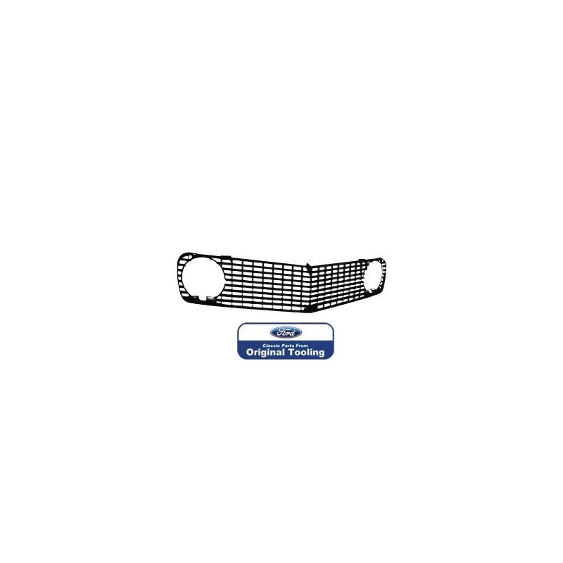 FORD MUSTANG 1969 GRILLE DE CALANDRE NOIR PLASTIQUE grill black plastic SCOTT DRAKE C9ZZ-8200-A
