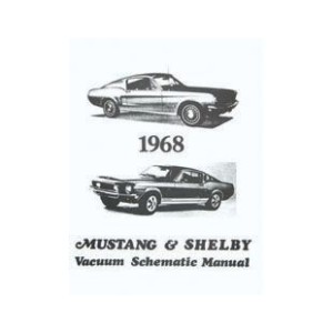 FORD MUSTANG 1968 MANUEL SCHEMAS ASPIRATEUR D AIR Vacuum Schematic Manual SCOTT DRAKE MP-151