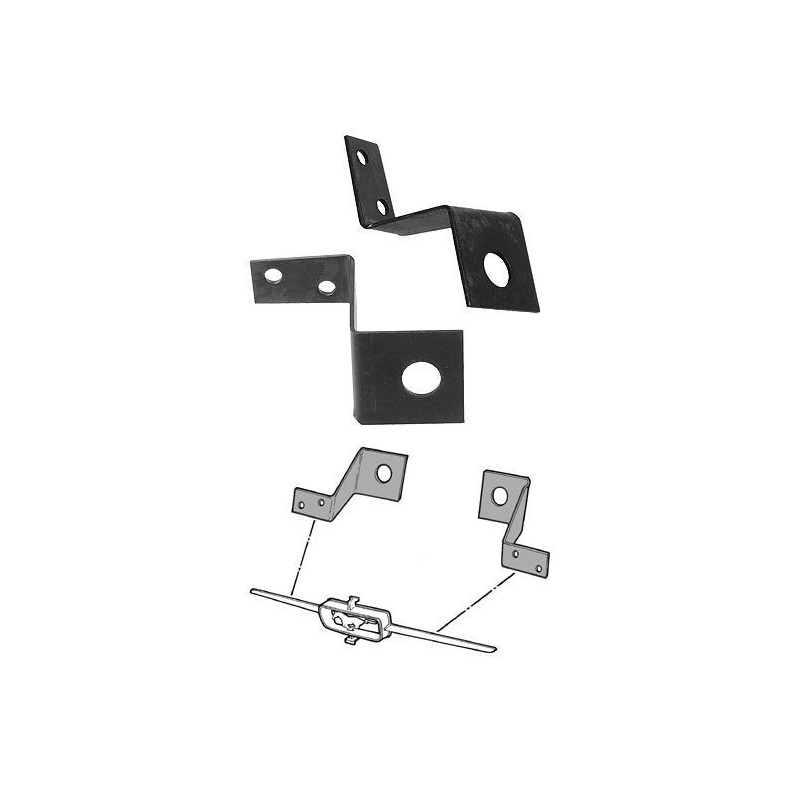 FORD MUSTANG 1964-1965 SUPPORTS DE MONTAGE DE BARRES DE GRILLE Grill bar mounting brackets SCOTT DRAKE C5ZZ-8182-3-A