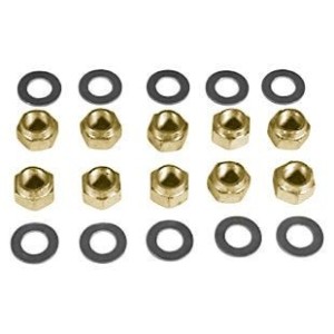 FORD MUSTANG 1964-1973 KIT DE JOINTS ET ECROUS AUTO SERRANTS NEZ DE PONT Rear end housing nut and washer kit 20 pieces SCOTT DRA