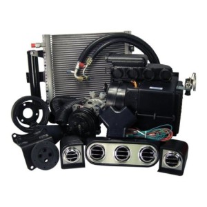 FORD MUSTANG 1965-1966 V8 260 289 KIT CONVERSION SYSTEME CLIMATISATION VENTILATION ET AIR CONDITIONNE OURAGAN AVEC ALTERNATEUR H