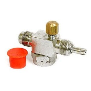 FORD MUSTANG 1964-1966 Service Valve Flare Rotolock Discharge SCOTT DRAKE C5ZZ-19752-A