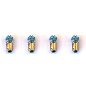 FORD MUSTANG 1964-1968 SET DE 4 AMPOULES LED POUR PANNEAU D INSTRUMENT BLEU Instrument Panel LED Light Bulbs Blue 1895 set of 4