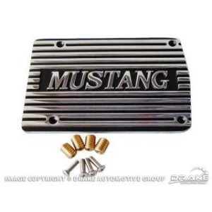 FORD MUSTANG 1964-1973 Air conditioning compressor cover Mustang Satin SCOTT DRAKE C5ZZ-19703-MS