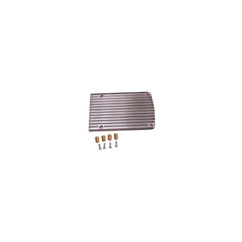 FORD MUSTANG 1964-1973 Air conditioning compressor cover plain satin SCOTT DRAKE C5ZZ-19703-PS