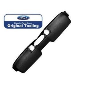 FORD MUSTANG 1966 CASQUETTE DE TABLEAU DE BORD NOIR Dash pad black original tooling SCOTT DRAKE C6ZZ-6504290-BK