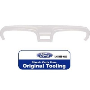 FORD MUSTANG 1969-1970 CASQUETTE DE TABLEAU DE BORD BLANC AVEC AIR CONDITIONNE Dash pad neutral with air conditioning SCOTT DRAK