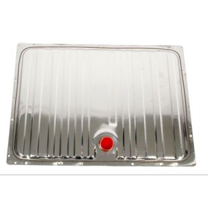 FORD MUSTANG 1964-1968 RESERVOIR D ESSENCE EN INOX 60 LITRES AVEC BOUCHON DE VIDANGE 16 gal Stainless steel fuel tank with drain