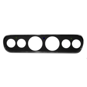 FORD MUSTANG 1965-1966 FACADE DE COMPTEUR Custom 6 hole instrument bezel black SCOTT DRAKE C5ZZ-10838-6-BK