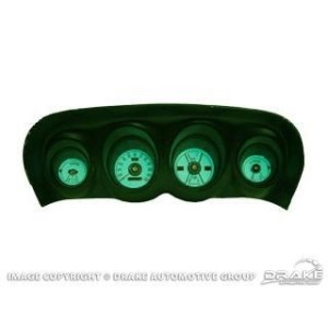 FORD MUSTANG 1969-1970 Electro Luminescent Instrument panels 6 piece no tach SCOTT DRAKE C9ZZ-10890-GLO