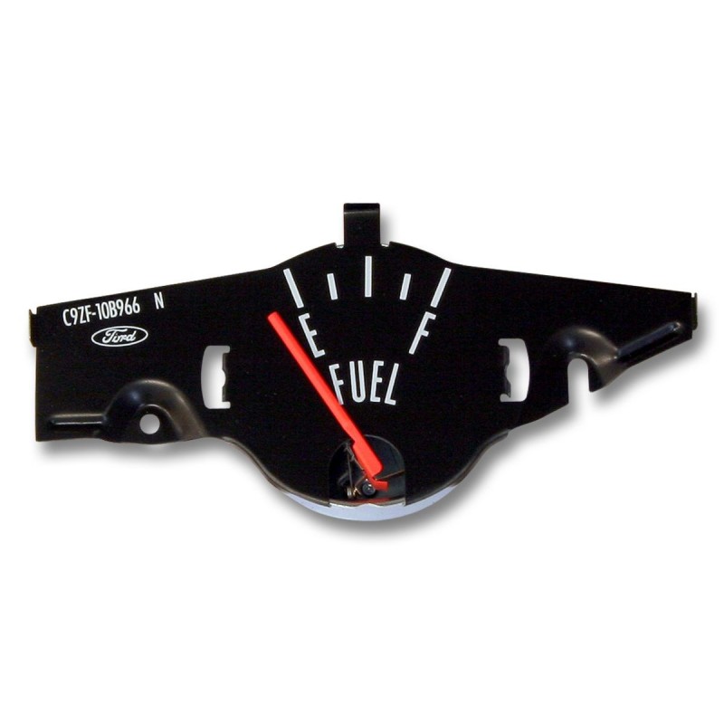 FORD MUSTANG 1969 JAUGE A ESSENCE SANS COMPTEUR D USINE NOIR Fuel Gauge without factory tachometer black SCOTT DRAKE C9ZF-9280