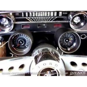 FORD MUSTANG 1965-1966 COMPTE TOURS RALLY 8000 RPM V8 NOIR Rally pac V8 8000 rpm black SCOTT DRAKE C6ZZ-10B960KBK