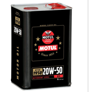 MOTUL AUTO huile moteur CLASSIC 20w50 Minérale avec zddp 5 Litres 110622
