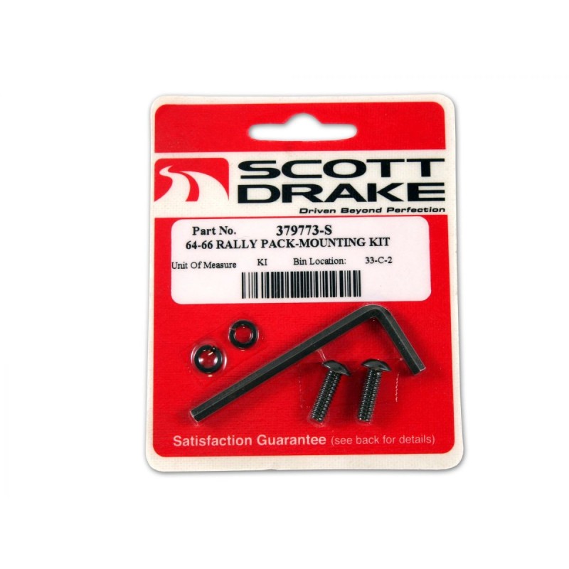FORD MUSTANG 1964-1966 KIT DE VIS ANTI VOL POUR PACK RALLY Rally pac Theft protection screws SCOTT DRAKE 379773-S