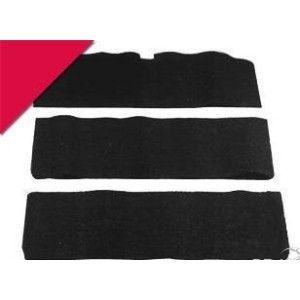 FORD MUSTANG 1965-1968 FASTBACK MOQUETTE DE BANQUETTE RABATTABLE ROUGE VIF Fold down seat carpet bright red 80 by 20 SCOTT DRAKE