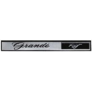 FORD MUSTANG 1969-1970 Dash Panel emblem Grande Insert only SCOTT DRAKE C9ZZ-6304460-GI