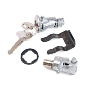FORD MUSTANG 1967-1968 KIT DE BARILLET SERRURE POUR BOITE A GANTS ET COFFRE Glove box and trunk lock set SCOTT DRAKE C6DZ-650607