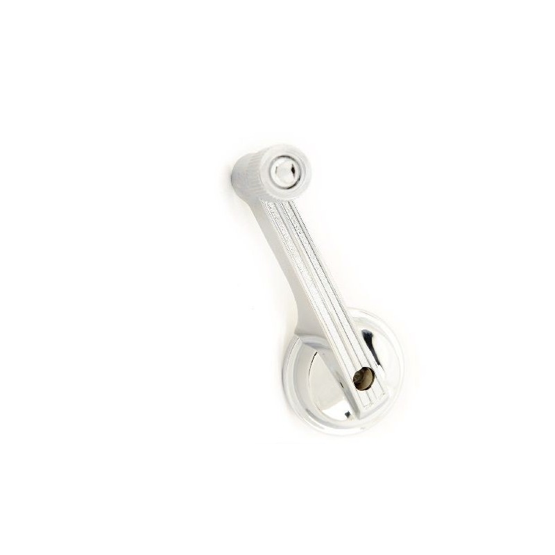 FORD MUSTANG 1965-1967 POIGNEE DE FENETRE LEVE VITRE ARRIERE SATIN quarter window crank satin SCOTT DRAKE C5ZZ-6530322-S