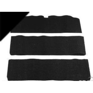 FORD MUSTANG 1965-1968 FASTBACK MOQUETTE DE BANQUETTE RABATTABLE LIERRE NOIR Fold down seat carpet black 80 by 20 SCOTT DRAKE FD