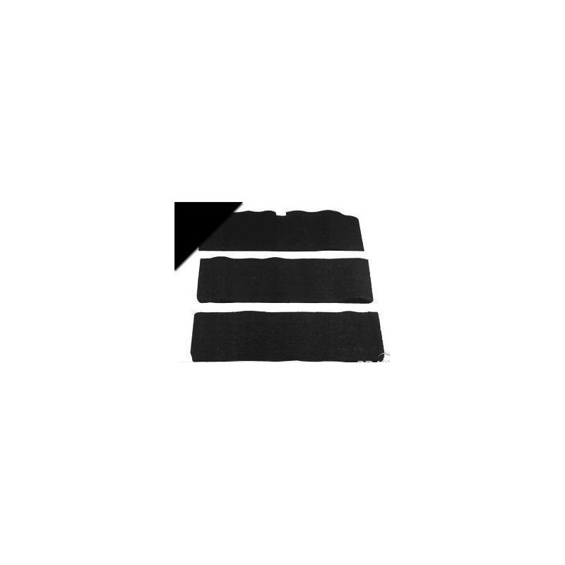 FORD MUSTANG 1965-1968 FASTBACK MOQUETTE DE BANQUETTE RABATTABLE LIERRE NOIR Fold down seat carpet black 80 by 20 SCOTT DRAKE FD