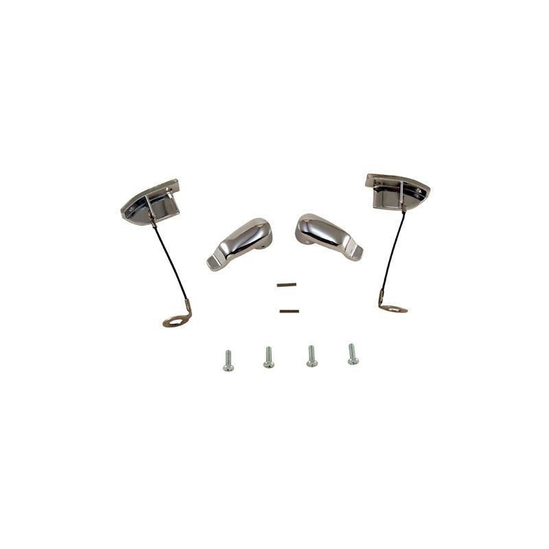 FORD MUSTANG 1969-1970 FASTBACK SPORTSROOF KIT DE QUARTS DE POIGNEES DE PANEAU ET FENETRE Quarter panel window handles kit SCOTT