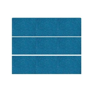 FORD MUSTANG 1965-1968 FASTBACK MOQUETTE DE BANQUETTE RABATTABLE BLEU BRILLANT Fold down seat carpet bright blue 80 by 20 SCOTT