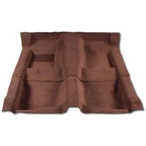 FORD MUSTANG 1965-1968 COUPE KIT COMPLET DE MOQUETTE AVANT + ARRIERE MARRON FONCE 80% NILON 20% RAYON Carpet underlayment kit Da
