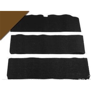 FORD MUSTANG 1965-1968 FASTBACK MOQUETTE DE BANQUETTE RABATTABLE MARRON Fold down seat carpet dark saddle 80 by 20 SCOTT DRAKE F