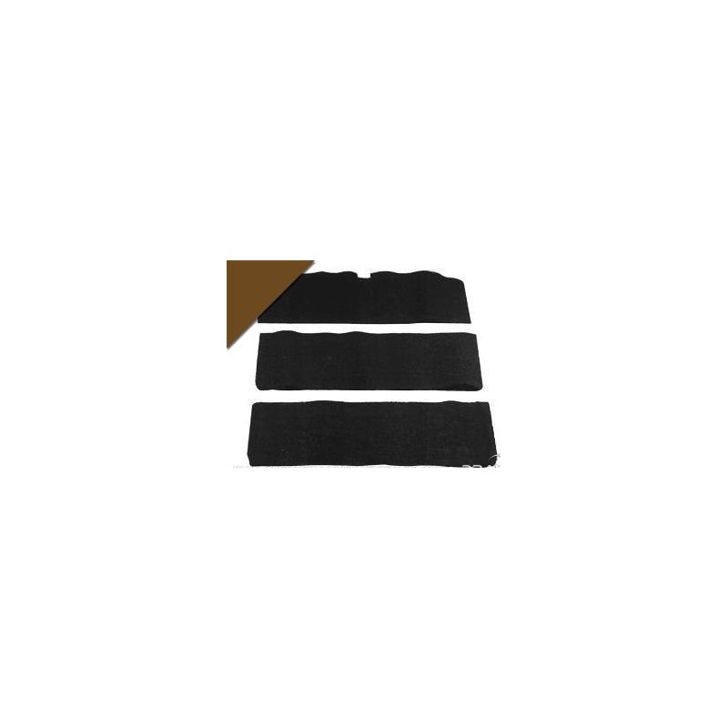 FORD MUSTANG 1965-1968 FASTBACK MOQUETTE DE BANQUETTE RABATTABLE MARRON Fold down seat carpet dark saddle 80 by 20 SCOTT DRAKE F