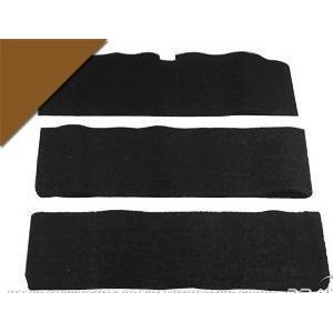 FORD MUSTANG 1965-1968 FASTBACK MOQUETTE DE BANQUETTE RABATTABLE MARRON Fold down seat carpet saddle 80 by 20 SCOTT DRAKE FD-65